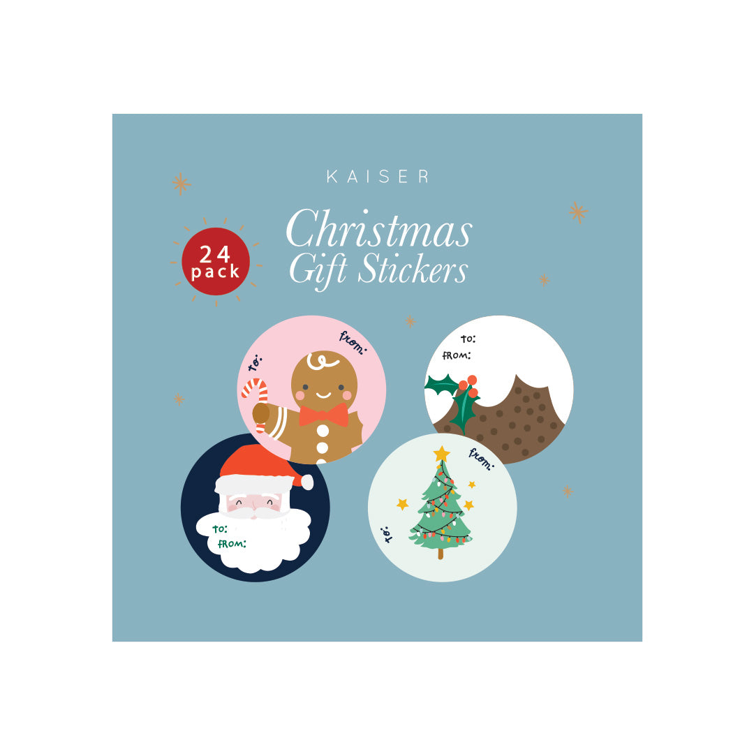 Christmas 23 Wrap Stickers - Christmas Wonderland